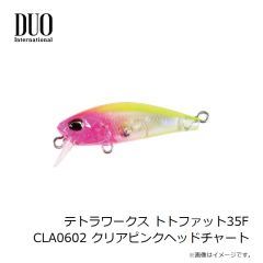 デュオ　テトラワークス トトファット35F CLA0602 クリアピンクヘッドチャート