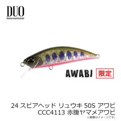デュオ　24スピアヘッド リュウキ45S アワビ CCC4111 ピンクヤマメアワビ