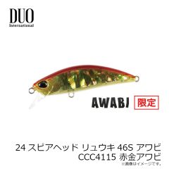 デュオ　24スピアヘッド リュウキ46S アワビ CCC4111 ピンクヤマメアワビ