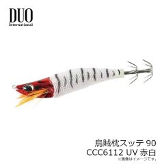 デュオ　烏賊枕スッテ90 CCC6112 UV赤白