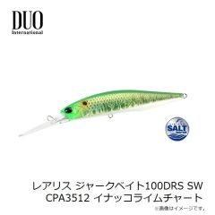 デュオ　レアリス ジャークベイト100DRS SW CPA3512 イナッコライムチャート