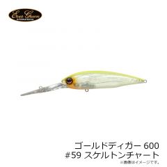 エバーグリーン　ゴールドディガー600 #59 スケルトンチャート