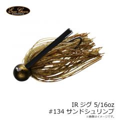 IRジグ 5/16oz #132 ブラックブルーティップ
