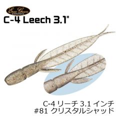 エバーグリーン　C-4 リーチ 3.1インチ　 ( C-4 Leech 3.1 )　#81 クリスタルシャッド