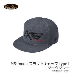 エバーグリーン　MS-modo フラットキャップ type1 ダークグレー