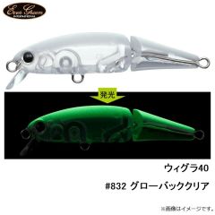 エバーグリーン　ウィグラ40 #832 グローバッククリア