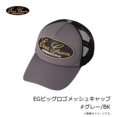 エバーグリーン　EGビッグロゴメッシュキャップ  #グレー/BK