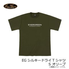 エバーグリーン　EGシルキードライTシャツ S オリーブ