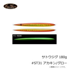 エバーグリーン　サトウジグ 180g #ST31 アカキン/グロー