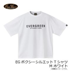 エバーグリーン　EGボクシーシルエットTシャツ M ホワイト