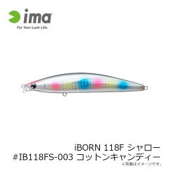 iBORN118Fシャロー #IB118FS-002 チャートバックパール
