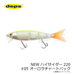 デプス　NEWハイサイダー220 #05 オーロラチャートバック