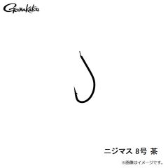 がまかつ　ニジマス 8号 茶