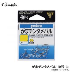 がまかつ 　がまチンタメバル 10号 白