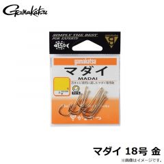 がまかつ　マダイ 18号 金