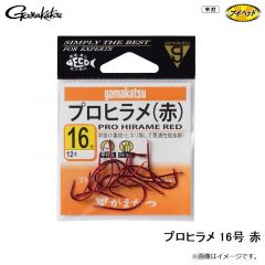 がまかつ　プロヒラメ 16号 赤