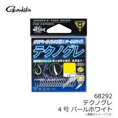 がまかつ　バラ テクノグレ 4号 パールホワイト