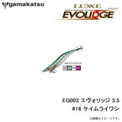 がまかつ　EG003 エヴォリッジ 3.5 #16 ケイムライワシ