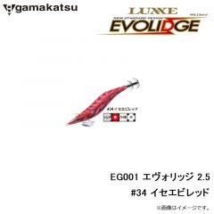 がまかつ　EG001 エヴォリッジ 2.5 #34 イセエビレッド