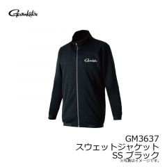 がまかつ　GM3637 スウェットジャケット SS ブラック