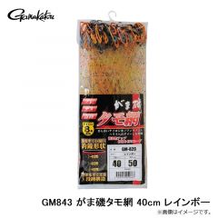 GM843 がま磯タモ網 40cm ブラック/レッド
