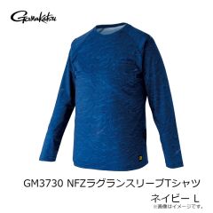 がまかつ 　GM3730 NFZラグランスリーブTシャツ ネイビー L