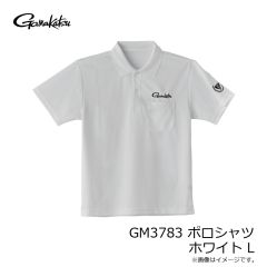 がまかつ　GM3783 ポロシャツ ホワイト L