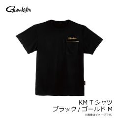 がまかつ　GM3780 KM Tシャツ ブラック/ゴールド M