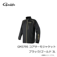 がまかつ　GM3794 プルオーバージップシャツ ブラック/ブラック 3L