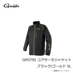 がまかつ　GM3794 プルオーバージップシャツ ブラック/ブラック 3L