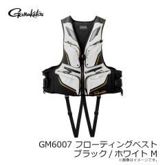 がまかつ　GM6007 フローティングベスト ブラック/レッド M