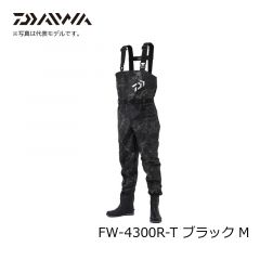 ダイワ (Daiwa)　FW-4300R-T  タイトフィットフィッシングウェーダー  ブラック  M　チェストハイ　ラジアル　胴付長靴