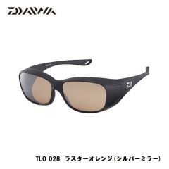 ダイワ (Daiwa)　TLO 028  ラスターオレンジ (シルバーミラー)　アイウエア　偏光グラス　サングラス　マルチオーバーグラス