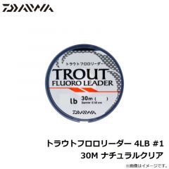 ダイワ　トラウトフロロリーダー 4LB #1 30M ナチュラルクリア