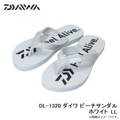 ダイワ　DL-1320 ダイワ ビーチサンダル ホワイト LL