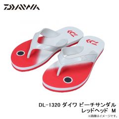 ダイワ　DL-1320 ダイワ ビーチサンダル レッドヘッド M