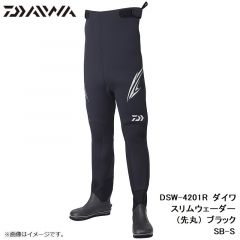 DSW-4201R ダイワスリムウェーダー(先丸) ブラック SB-S
