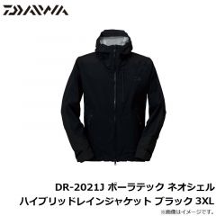 ダイワ　DR-2021J ポーラテック ネオシェル ハイブリッドレインジャケット ブラック 3XL