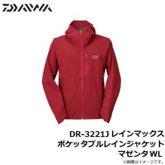 ダイワ　DR-3221J レインマックス ポケッタブルレインジャケット マゼンタ M