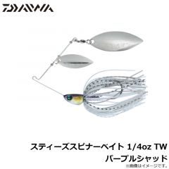 スティーズスピナーベイト 1/4oz TW スモークシャッド
