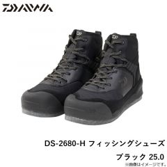 ダイワ　DS-2680-H フィッシングシューズ ブラック 25.0