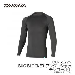ダイワ　DU-5122S BUG BLOCKER アンダーシャツ チャコール L