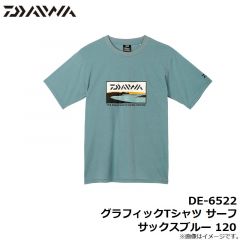 ダイワ　DE-6522 グラフィックTシャツ サーフ サックスブルー 120