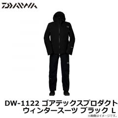 ダイワ　DW-1122 ゴアテックスプロダクト ウィンタースーツ ブラック L
