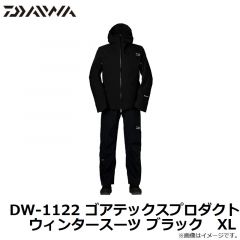 ダイワ　DW-1122 ゴアテックスプロダクト ウィンタースーツ ブラック L