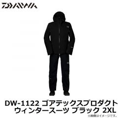 ダイワ　DW-1122 ゴアテックスプロダクト ウィンタースーツ ブラック L