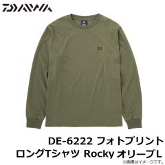 ダイワ　DE-6222 フォトプリントロングTシャツ Rocky ホワイト L