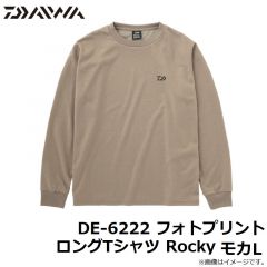 ダイワ　DE-6222 フォトプリントロングTシャツ Rocky ホワイト L