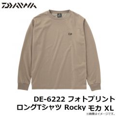 ダイワ　DE-6222 フォトプリントロングTシャツ Rocky ホワイト L