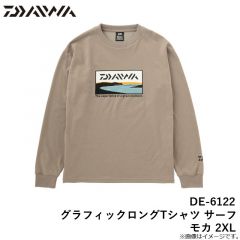 ダイワ　DE-6122 グラフィックロングTシャツ サーフ ブラック L
